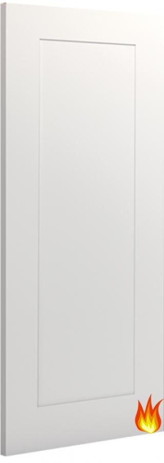 Denver White Primed Fire Door (FD30) with 18mm Lippings